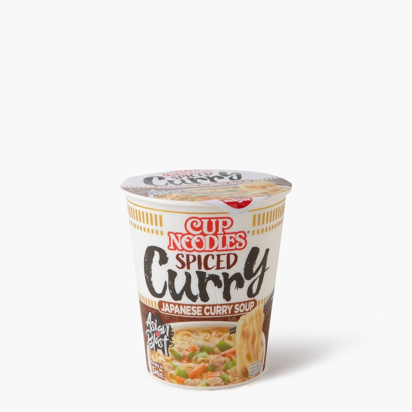 Instant ramen with spicy curry - 67g - Nissin - iRASSHAi